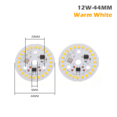 EVAN 2Pcs DIY LED Bulb Lamp SMD 15W 12W 9W 7W 5W 3W Light Chip AC220V Input Smart IC LED Bean For Bulb Light White Warm White
