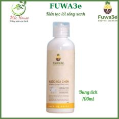 Nước rửa chén sinh học Fuwa3E hương dứa, an toàn khi rửa dụng cụ ăn cho bé, bảo vệ da tay, sạch tự nhiên, khử mùi tanh, dầu mỡ hiệu quả, tiết kiệm nước