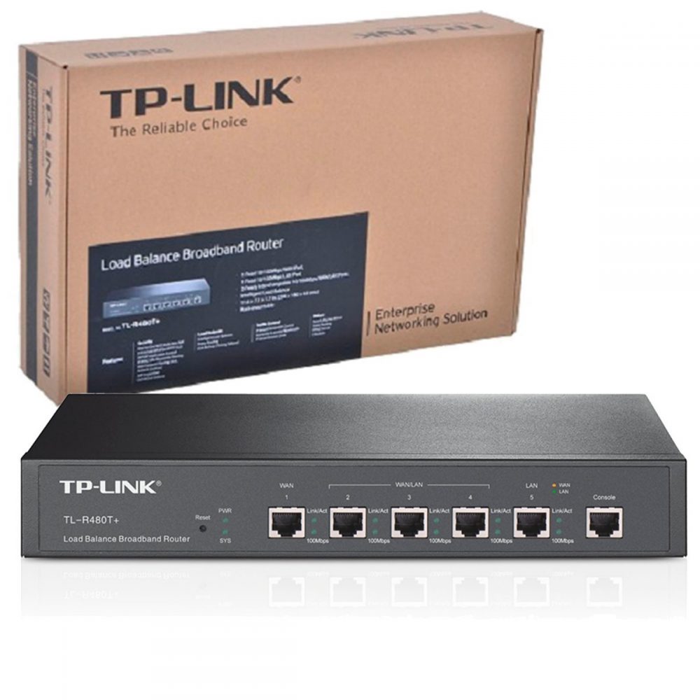 Thiết bị cân bằng tải TPLink TL-R480T+
