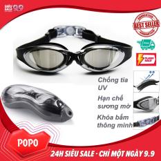 Kính bơi thời trang cao cấp G300, Tráng gương Chống lóa, Chống UV – POPO Collection