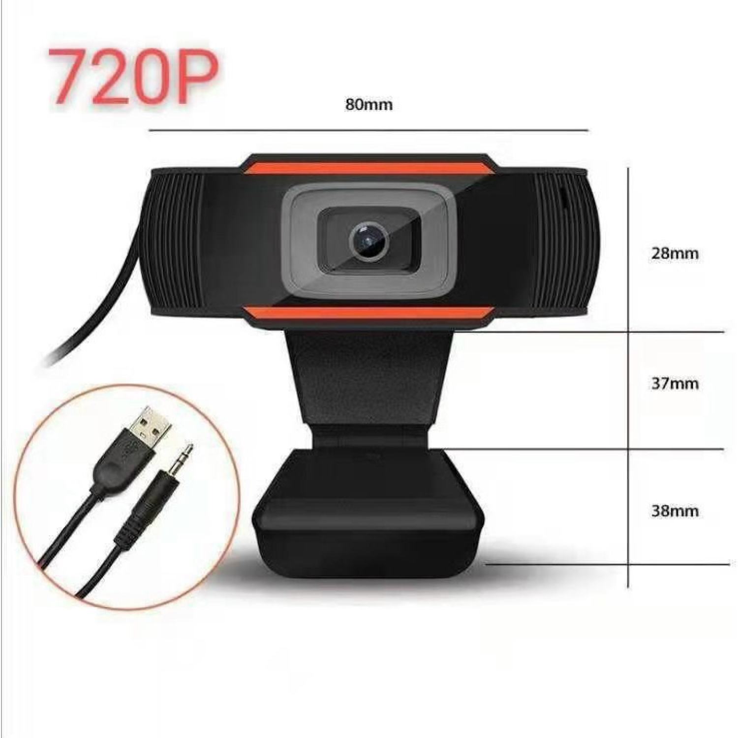 (lᴏại 1)Webcam máy tính có mic 720P , Webcam có mic Chuyên Dụng Cho Livestream Học Và Làm Việc Online...