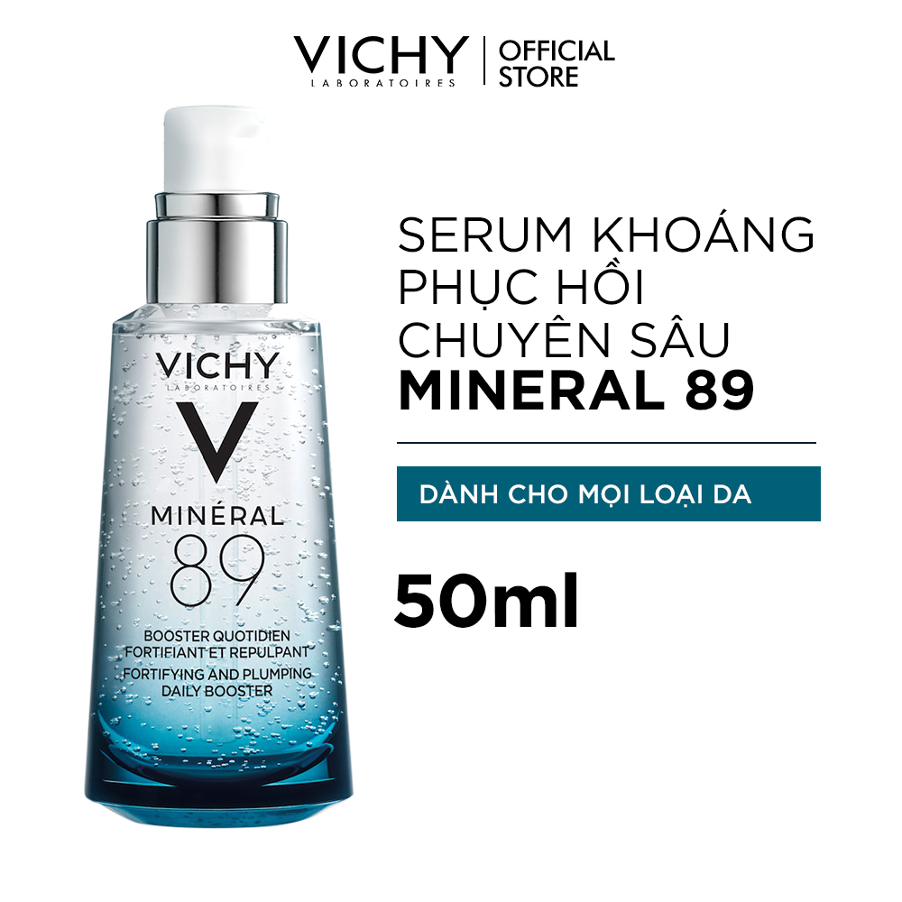 [MUA 1 ĐƯỢC 5] Dưỡng chất (Serum) khoáng phục hồi chuyên sâu Vichy Mineral 89 (Dành cho mọi loại da)...