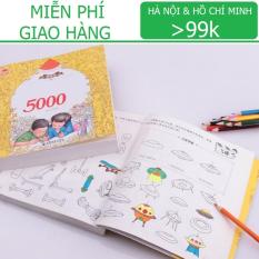 Sách tô màu loại Dày 360 trang – 5000 hình vẽ KamiToy Giấy chuyên dụng / Hàng <50k KamiHome vận chuyển