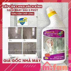 Tẩy Cặn Canxi Trên Kính SMART TK – Vệ Sinh Sạch Cặn Bám Lâu Ngày Vách Kính Nhà Tắm, Gương – SẠCH NHANH SAU 5 PHÚT