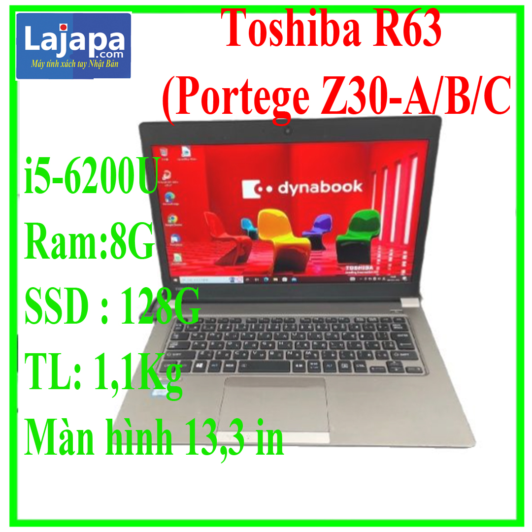 Máy tính xách tay, laptop giá rẻ Toshiba R63 Toshiba Portege Z30- Lajapa máy tính laptop nội địa nhật,loptop giá...