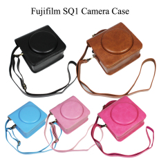 Bao Da PU Bảo Vệ Máy Ảnh Cho Fujifilm Instax Square SQ6 SQ1 Túi Đựng Máy Ảnh Có Dây Đeo Vai