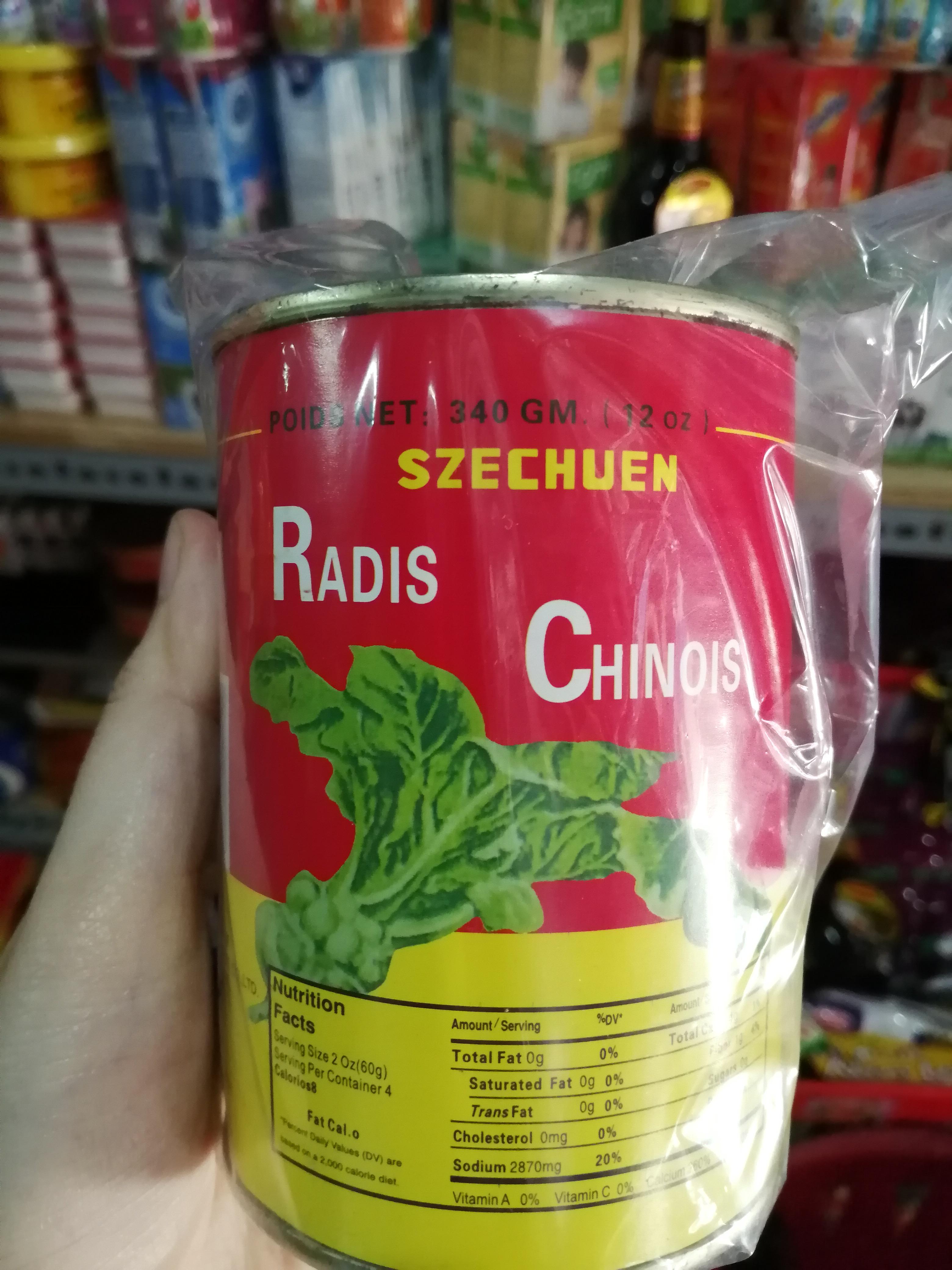 Cải Tứ Xuyên Đóng hộp