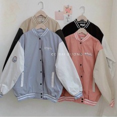 Áo Khoác Dù Thêu Badge Kiểu BomBer Chất Liệu Dù 2 Lớp dày Dặn,Form Áo Dưới 70kg Nha Khách-TP