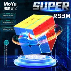 MoYu Super RS3M 2022 3×3 Magnetic Magic Cube 3x3x3 Maglev Ball Core Speed Cube Puzzle Fidget Toy for Children Education Toy