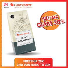 [SIÊU MÃ GIẢM 30%] Cà phê bột Light Coffee THƯỢNG HẠNG, vị đậm , đắng , mạnh , hậu ngọt , 100% nguyên chất, không tẩm ướp , không pha trộn hương liệu – gói 500g