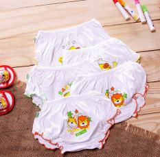 Combo 5 Quần Chip Màu Viền Màu In Hình Cho Bé Gái Size 1 (Giao họa tiết in ngẫu nhiên)