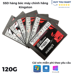 Ổ cứng SSD SATA 3 2.5in hàng bóc máy chính hãng Kingston 120G sức khoẻ tốt