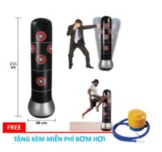 Bao Trụ Đấm Bốc Tự Cân Bằng – PURE BOXING – 160cm – Đường Kính 48cm – Tặng Kèm Bơm Hơi, Keo Chuyên Dụng
