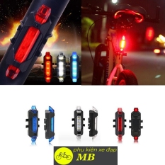 GIÁ CỰC SỐC- ĐÈN HẬU XE ĐẠP SẠC USB tặng dây sạc