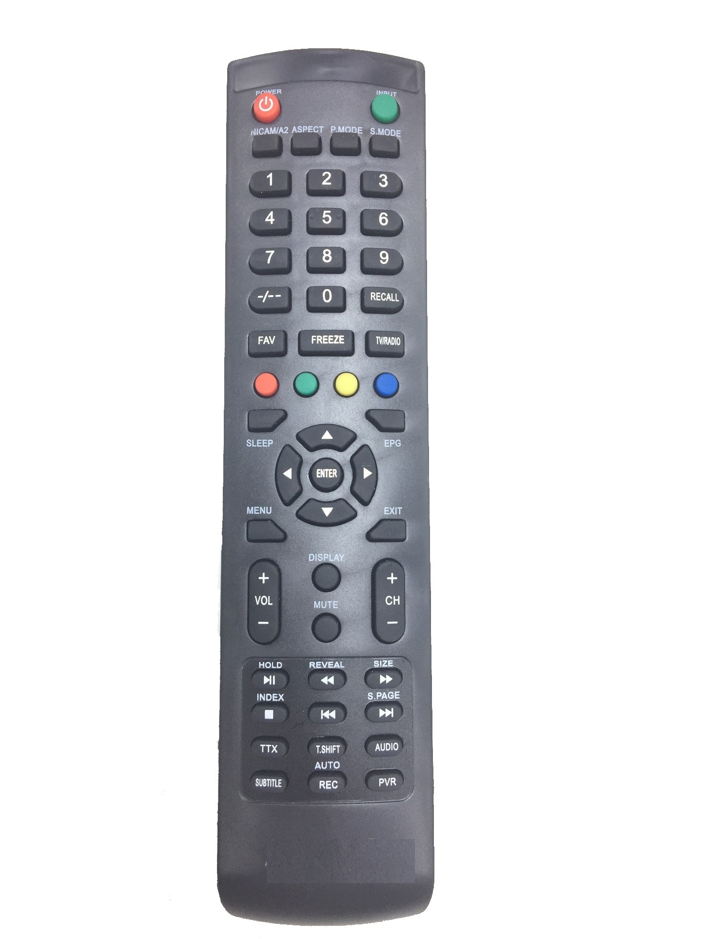 [HCM]Remote điều khiển tivi ASANZO LCD đen dài