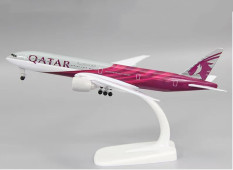 Hợp Kim Kim Loại Không Khí QATAR Airways Boeing 777 B777 Mô Hình Máy Bay Diecast Không Máy Bay Máy Bay Mô Hình W Bánh Xe Đổ Bộ Bánh Răng 20cm