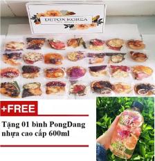Set Detox liệu trình 30 gói – Tặng 1 bình Pongdang 600ml nhựa cao cấp , Túi vải, hộp