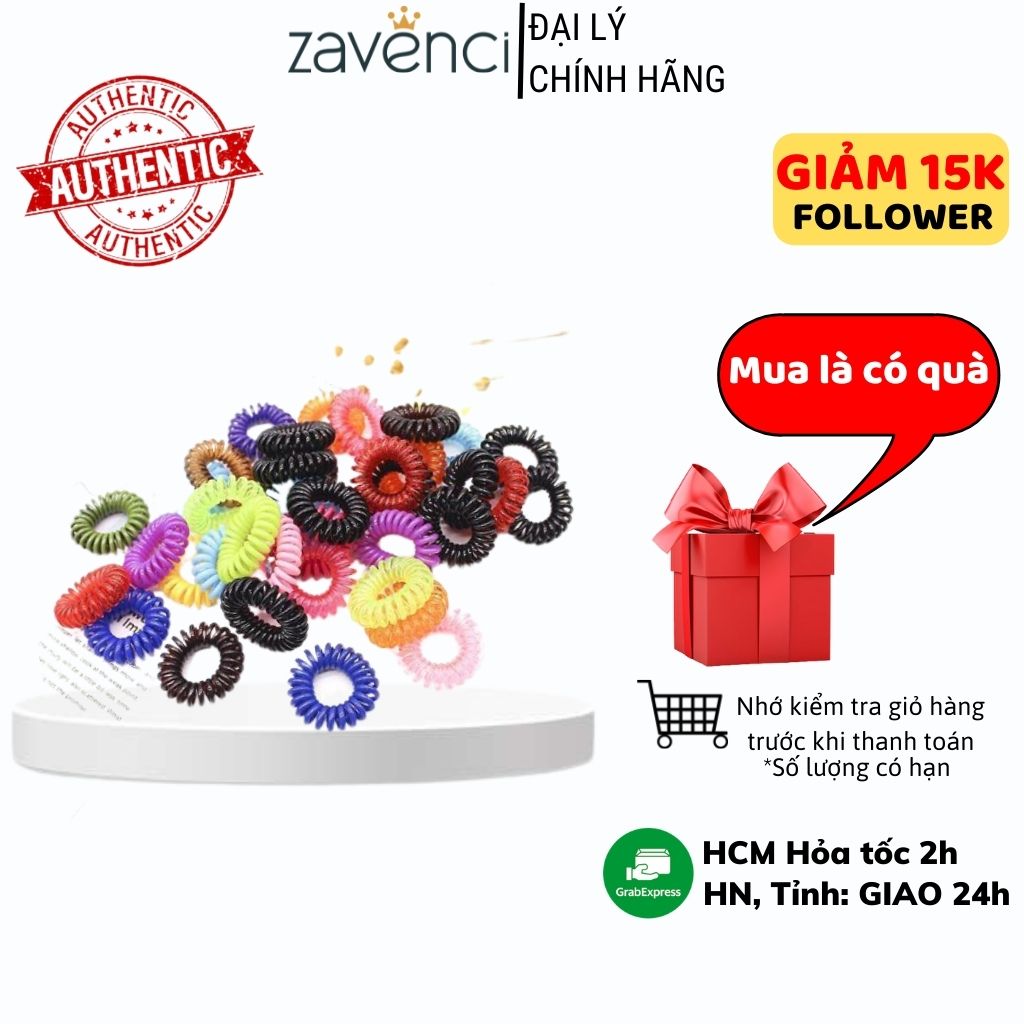 Dây cột tóc lò xo đen vừa đeo tay vừa cột tóc cho bạn gái - ZAVENCI Official