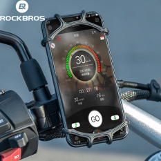 ROCKBROS Giá đỡ kẹp điện thoại gắn vào tay lái xe đạp chống shock và trơn trượt xoay 360 độ cực kỳ chắn chắn an toàn dễ dàng lắp đặt Giá đỡ điện thoại xe máy Giá đỡ xe đạp Giá đỡ tay lái cho 4-6,5 inch