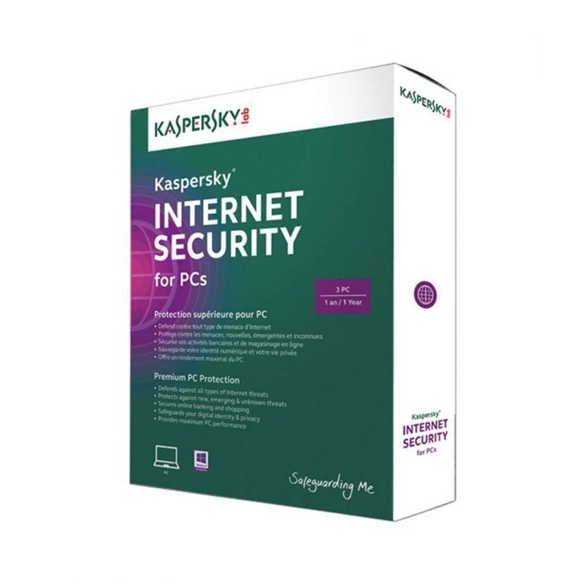Phần mềm bảo mật Kaspersky Internet Security for 3PCs/1Year