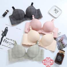 Áo lót nữ, áo ngực su không gọng, nâng ngực đệm dày 2,5cm đệm ngực hình bàn tay có lỗ thông hơi thoáng mát dây co giãn tốt ao ngực su nâng ngực lotitilo