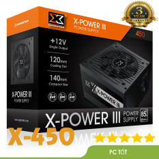 Nguồn Xigmatek X-POWER III 450 (EN41954) – 80PLUS WHITE – Bảo hành 36 tháng
