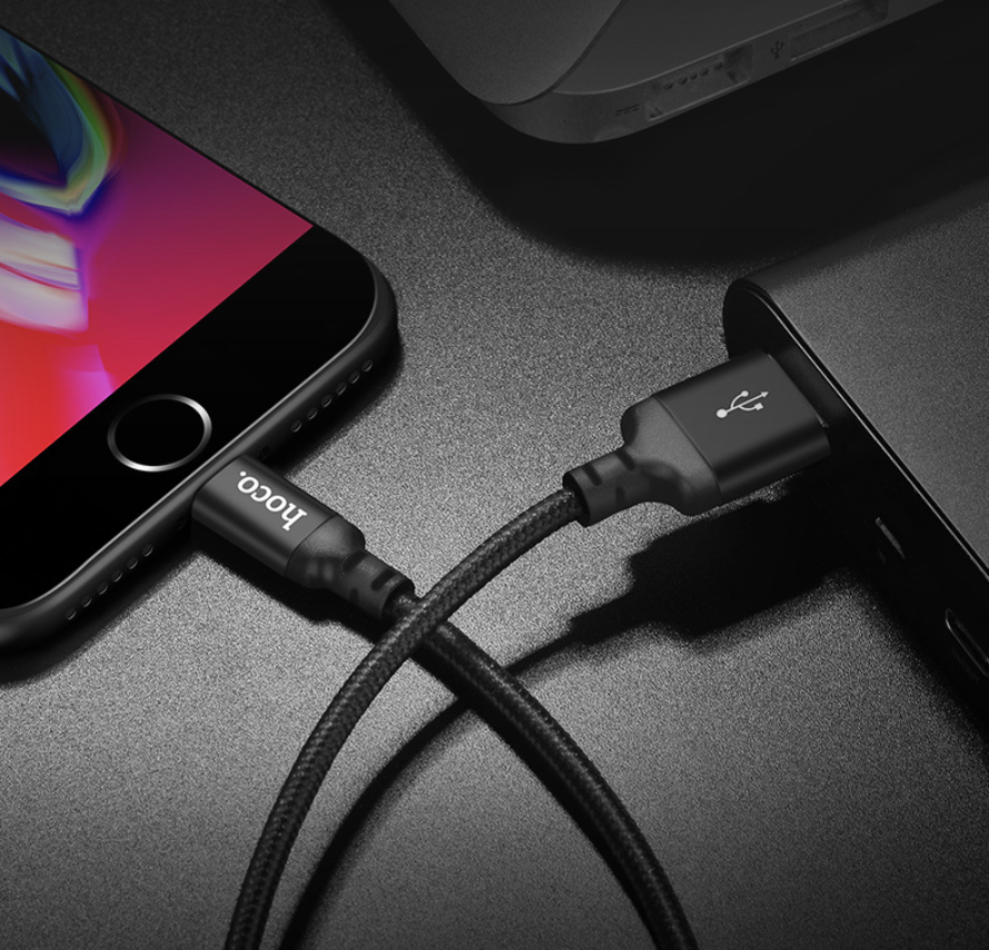 Cáp sạc nhanh iPhone Hoco X14 Lightning, dây dù chống đứt, siêu bền, dành cho Iphone, Ipad bảo hành 12...