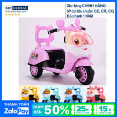 Xe máy điện trẻ em mèo con dễ thương BBT Global BBT-669