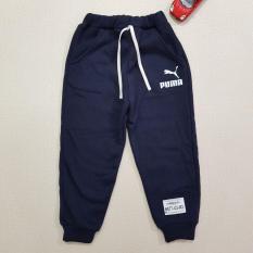 N877-U2-M3- Quần bé trai, nỉ lông nhật, dài bo gấu, in puma, than, hiệu MIVN, size to 10-16/( Combo 7 sản phẩm từ nhỏ đến lớn ) b