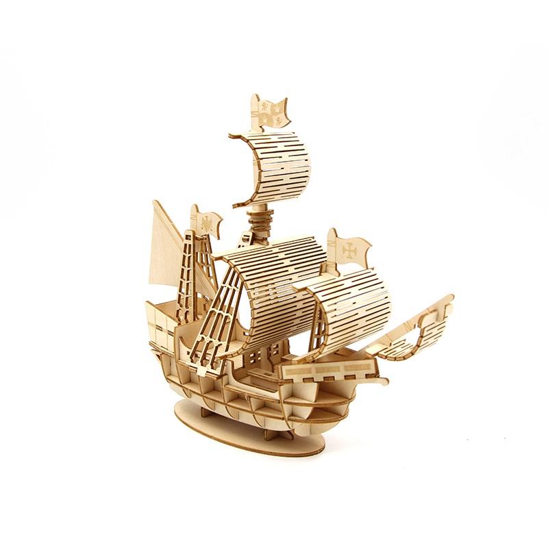 Đồ chơi lắp ráp gỗ 3D Mô hình Thuyền Buồm Sailing Ship - Thuyền buồm Thuyền buồm gỗ Đồ chơi...