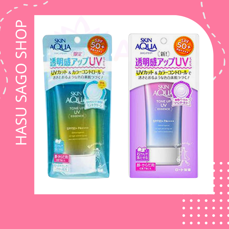 [HCM]Kem chống nắng Rhoto Skin Aqua Tone Up UV Essence SPF50+ PA++++ 80g