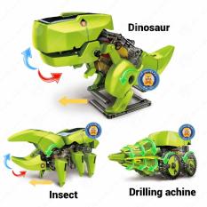 BỘ LẮP RÁP NĂNG LƯỢNG MẶT TRỜI T3 KHỦNG LONG T-REX 3 IN 1 SOLAR ROBOT KIT 2125A