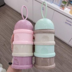 Hộp Chia Sữa 3 Ngăn Có Quai Cầm Tiện Lợi Cho Bé, hộp đựng sữa bột cho bé