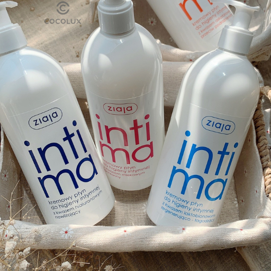 Dung Dịch Vệ Sinh Intima 500ml - Intima Ziaja Dạng Sữa Giúp Trẻ Hóa Vùng Kín