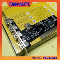 Card pci to 4port USB | card pci ra 4 cổng usb