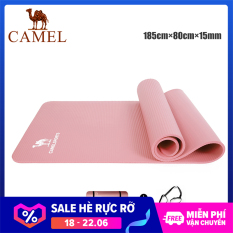 Thảm Tập Yoga Camel Sports Không Trơn Kèm Túi, Thảm Rộng Với Độ Dày 1.3Cm, Được Làm Từ Chất Liệu Nhựa NBR Chống Trơn Trượt, Cũng Thích Hợp Cho Tập Thể Dục Hay Tập Pilate