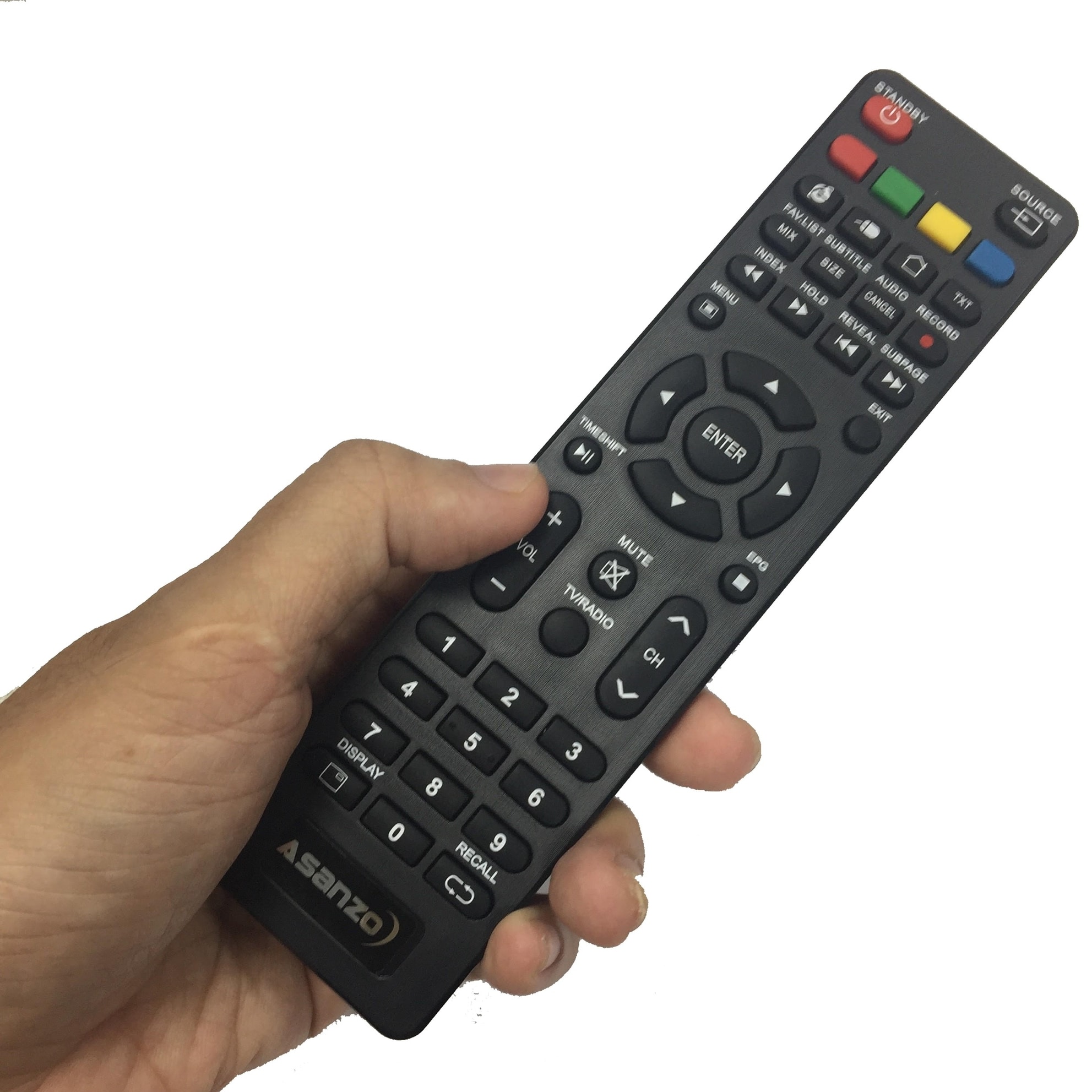 [HCM]Remote điều khiển tivi ASANZO smart cong ngắn