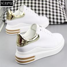 Giày độn đế nữ đẹp gót da bóng