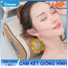 Gối massage cổ hồng ngoại đa năng 8D luxury – DORORO SHOP |TẠM BIỆT ĐAU NHỨC VAI GÁY, ĐAU LƯNG, MỎI CỔ NGAY HÔM NAY