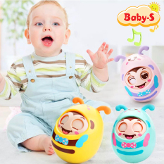 Lật đật cho bé hình chú ong chớp mắt ngộ nghĩnh có tiếng chuông vui tai cho bé trai và bé gái Baby-S – SDC042