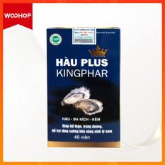 WooHop Hàu Plus Kingphar – Hỗ trợ tăng cường khả năng sinh lý nam (lọ 40 viên)