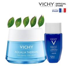 Bộ sản phẩm dưỡng ẩm giúp da dịu mát cho da dầu, da hỗn hợp Vichy Aqualia Thermal Gel Cream 50ml