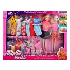 Bộ sưu tập thời trang cao cấp búp bê Barbie song sinh xinh xắn