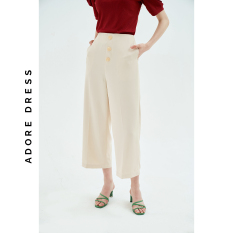 Culottes casual style tuytsy trơn cream khuy to 311TR2002 ADOREDRESS