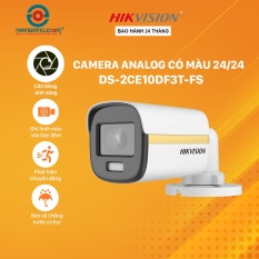 Camera HD-TVI có màu ban đêm, có mic thu âm HIKVISION 2MP DS-2CE10DF3T-FS – TRANGIATELECOM