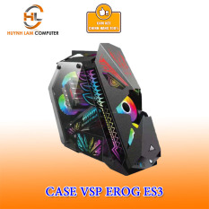Thùng Máy Tính Case VSP E-ROG ES3 (ĐEN) Gaming Kính cường Lực (đã kèm Fan)