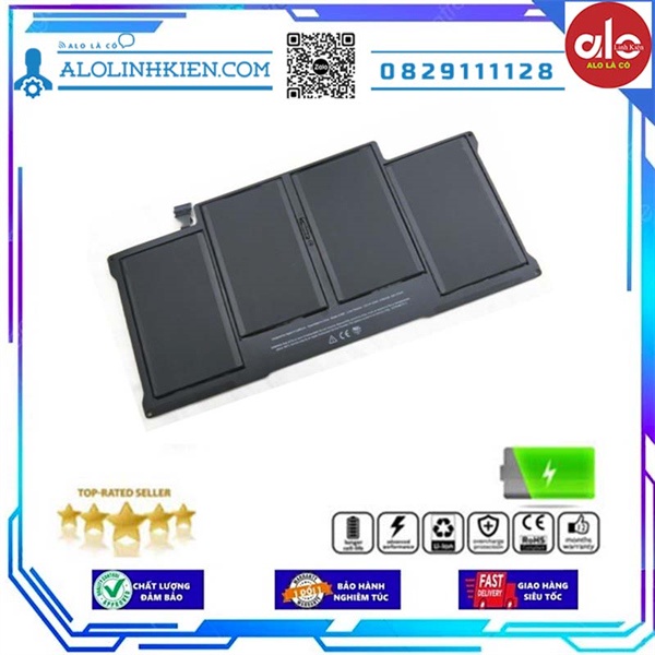 Pin Laptop Mác Book A1405 7.3V-50Wh/6700mAhr Li-ion - 020-7379-A