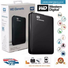 Ổ CỨNG DI ĐỘNG WD ELEMENTS 250GB 320GB- 500GB- 1TB -BẢO HÀNH 24 THÁNG- TẶNG TÚI CHỐNG SỐC.