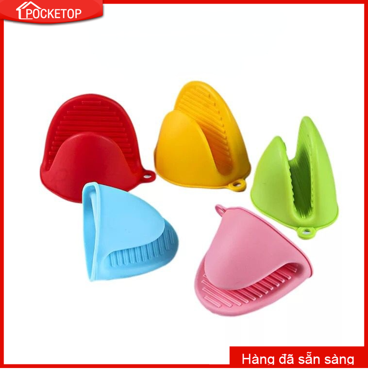 Găng Tay Silicon Dày Chống Bỏng, Kẹp Tay Cách Nhiệt, Dụng Cụ Lò Vi Sóng, Găng Tay Nướng