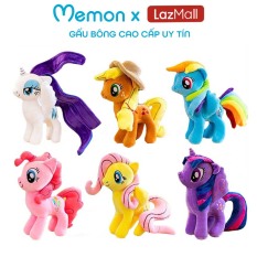 Ngựa Bông Pony 30cm-40cm Cao Cấp Memon, Gấu Bông Ngựa Pony Nhồi Bông